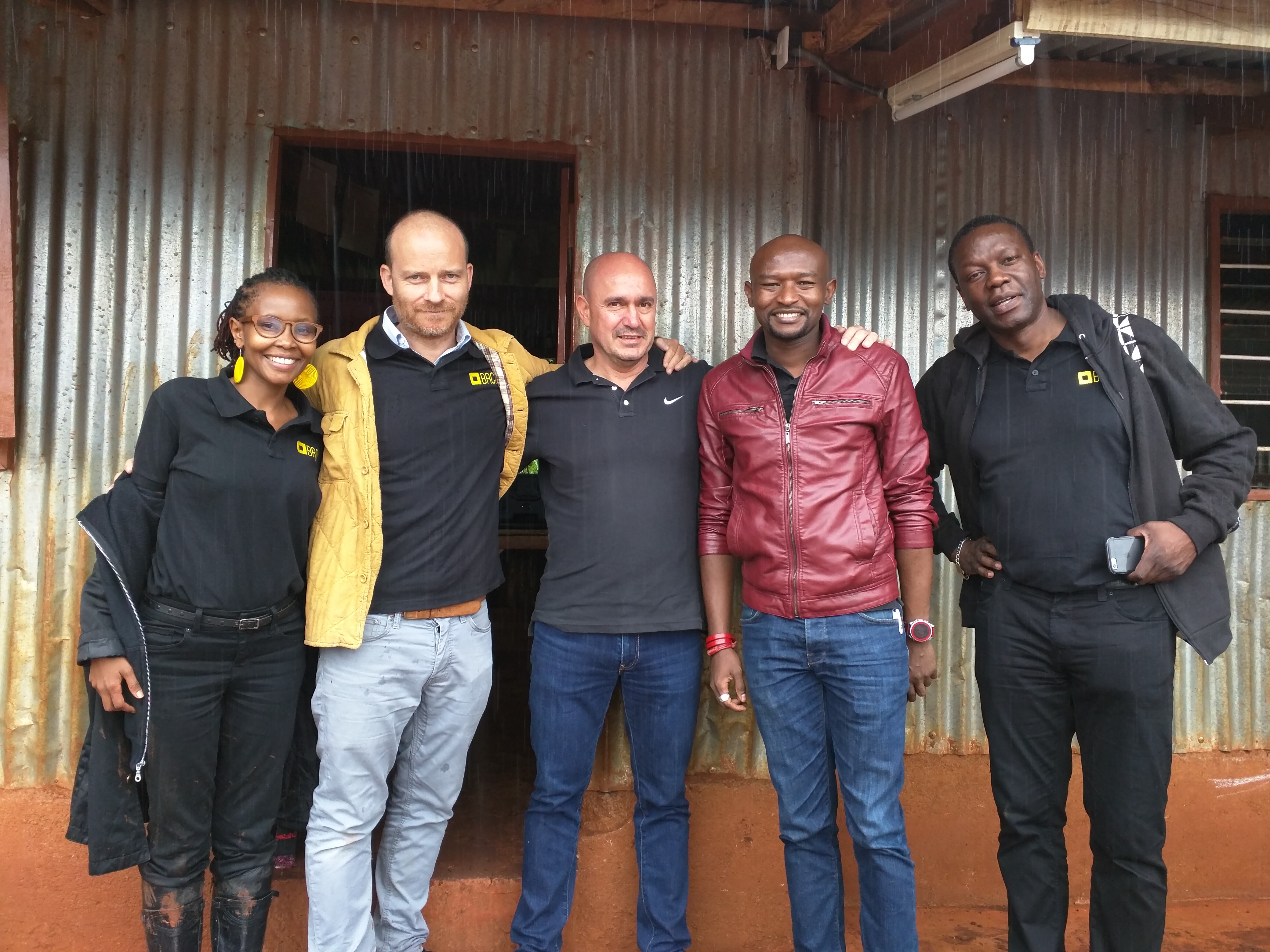 L to R: Juliana Rotich, Jamie Drummond, Keith Stewart, Mark Kamau, and Mwambu Wanendeya
